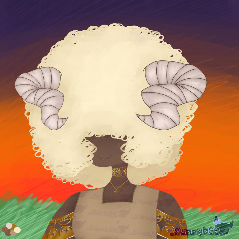 Bust, Colored and Shaded